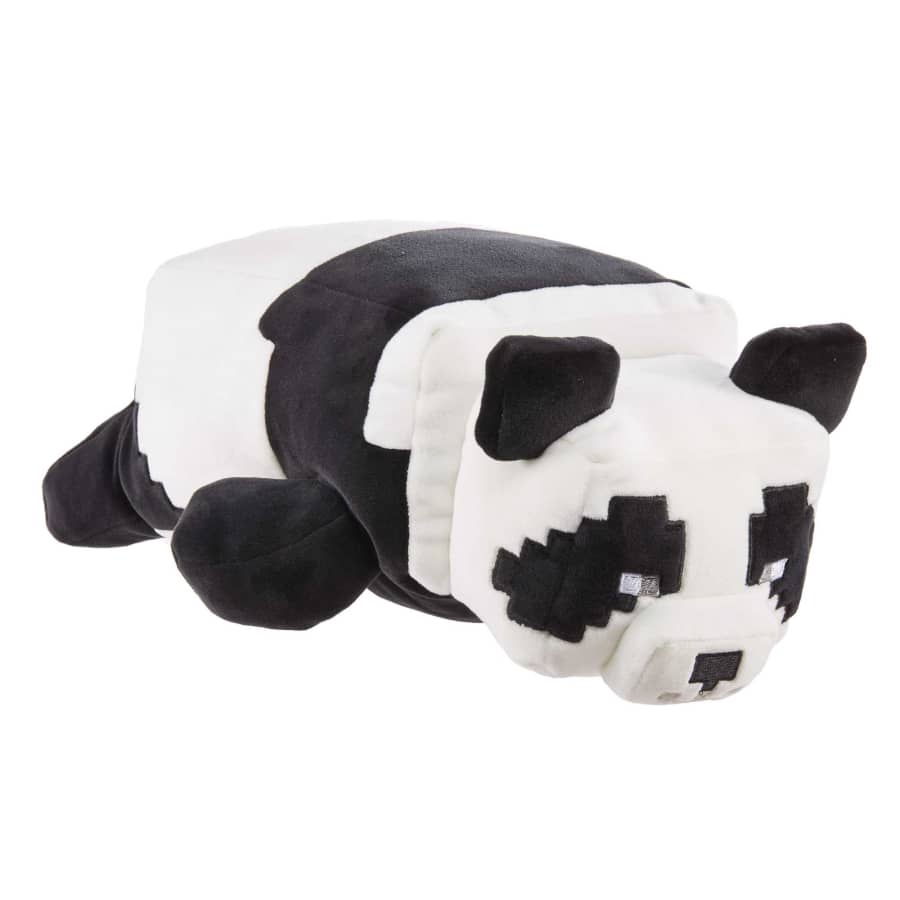 Mattel-Minecraft Large Basic Plush Panda-HBN50-Legacy Toys