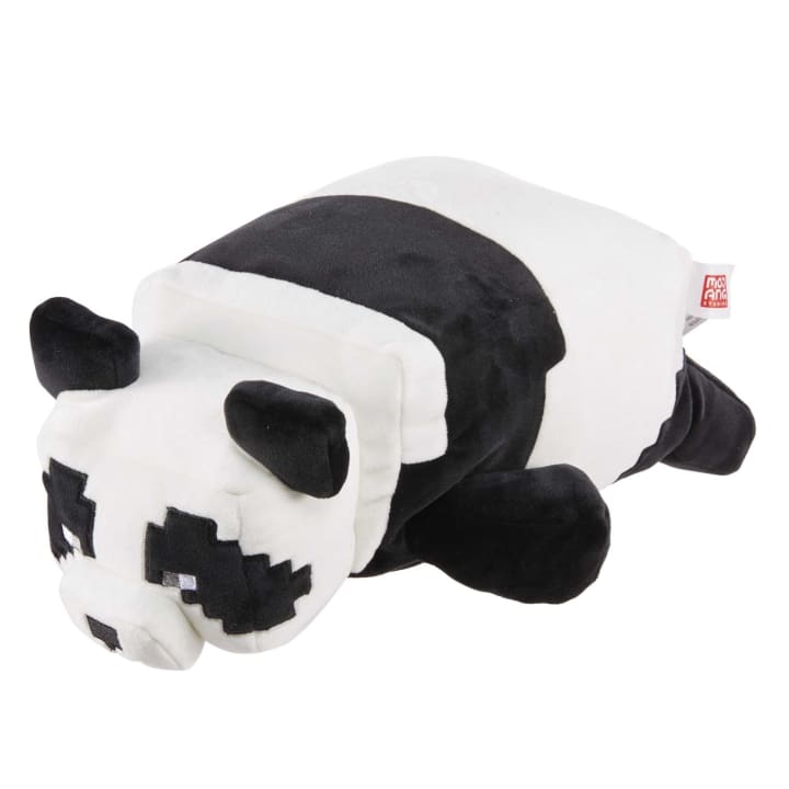 Mattel-Minecraft Large Basic Plush Panda-HBN50-Legacy Toys