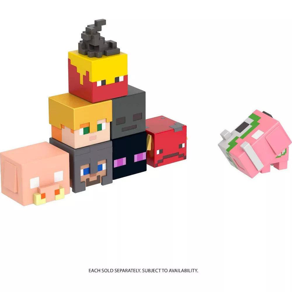 Minecraft Mob Head Minis Axolotl Adventures Figure Set