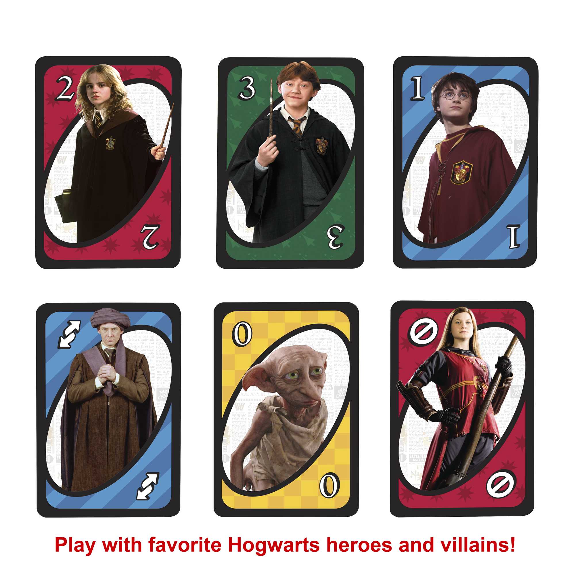  Mattel Games UNO Harry Potter Card Game Movie-Themed Collectors  Deck of 112 Cards with Hogwarts Character Images, Gift for Fans Ages 7  Years Old & Up : Toys & Games