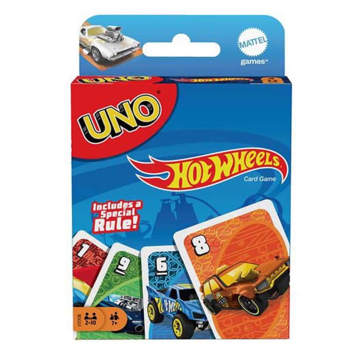 Mattel-UNO Card Game - Hot Wheels-BGG53-Legacy Toys
