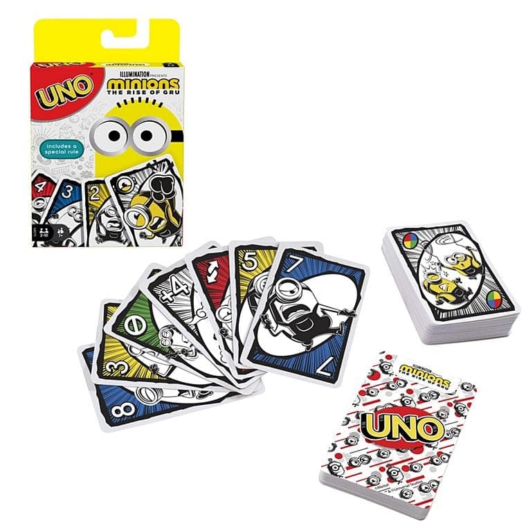 Mattel-UNO Card Game - Minons The Rise of Gru-GKD75-Legacy Toys
