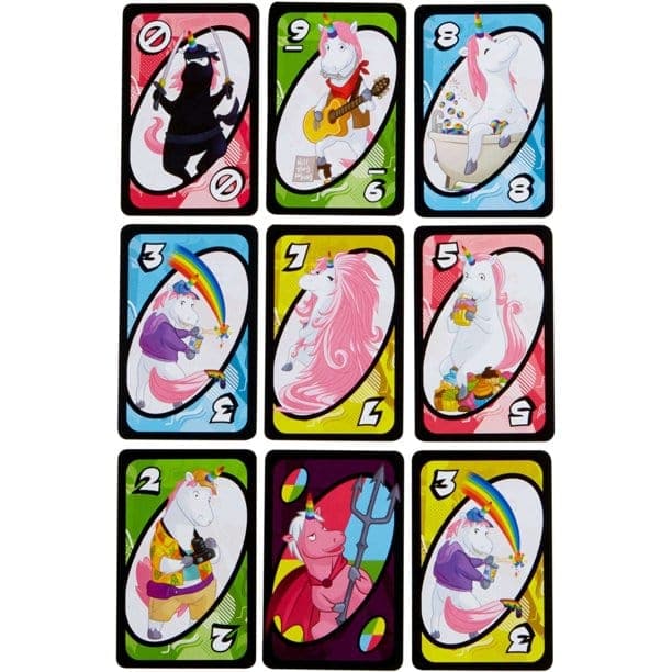Mattel-UNO Card Game - UNO-Corns-FNC46-Legacy Toys