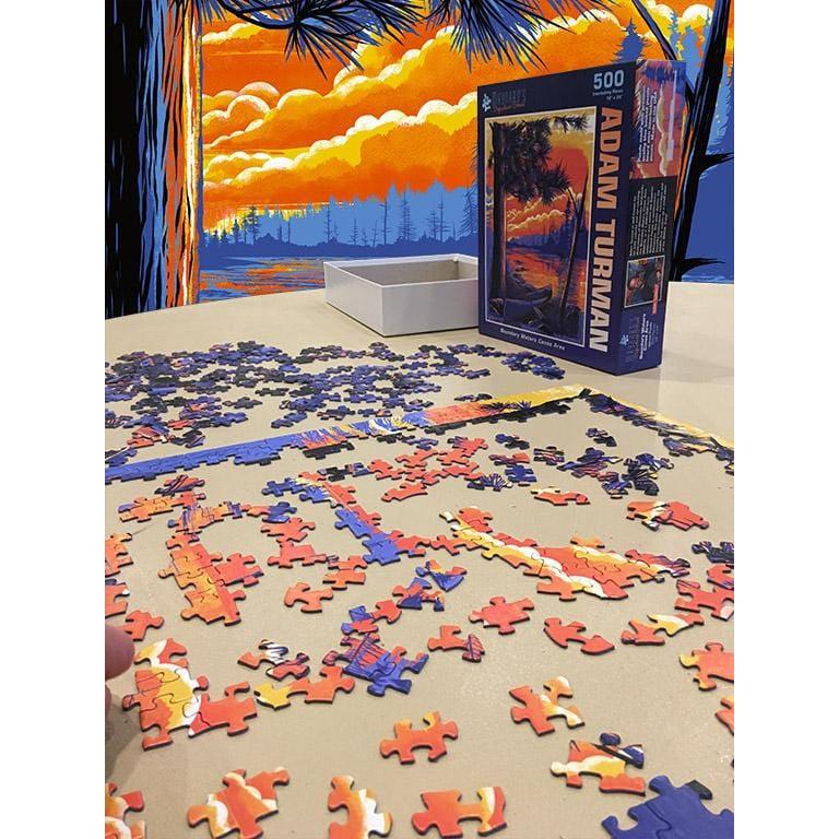 Maynards-Puzzle Twist - Boundry Waters Adam Turman - 500 Piece Puzzle-MA20002-Legacy Toys