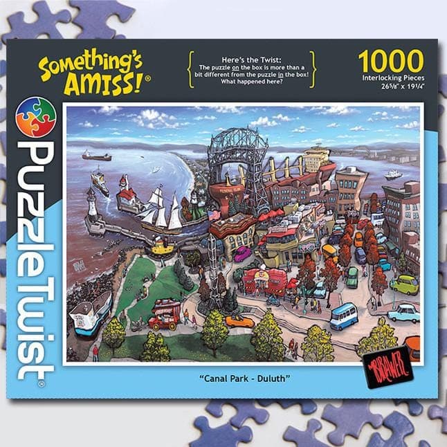 Maynards-Puzzle Twist - Canal Park Duluth Minnesota - 1,000 Piece Puzzle-10119-Legacy Toys