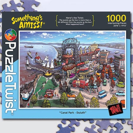 Maynards-Puzzle Twist - Canal Park Duluth Minnesota - 1,000 Piece Puzzle-10119-Legacy Toys