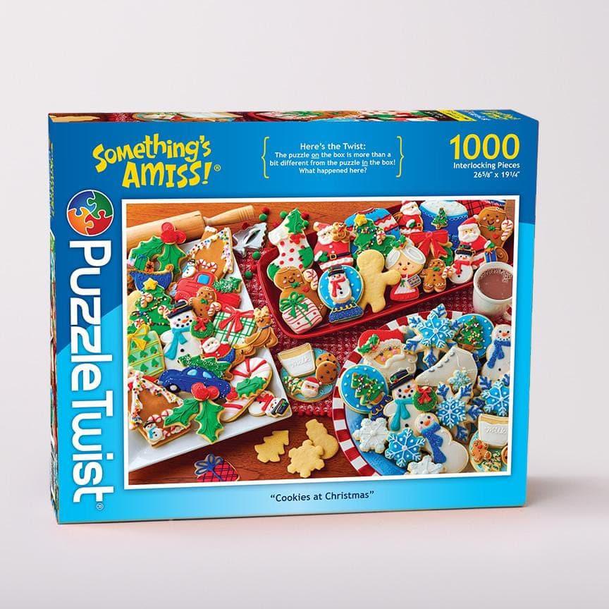 Maynards-Puzzle Twist - Cookies At Christmas - 1,000 Piece Puzzle-MA10140-Legacy Toys