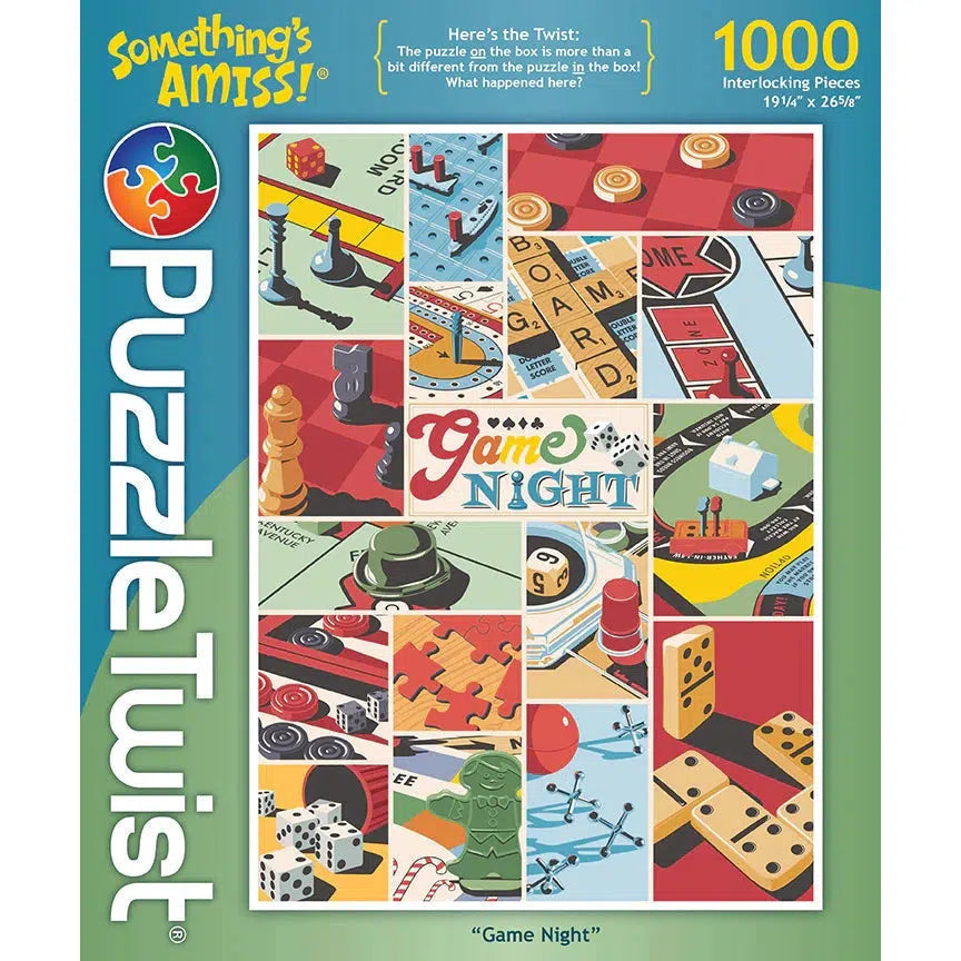 Maynards-Puzzle Twist - Game Night - 1,000 Piece Puzzle-10172-Legacy Toys