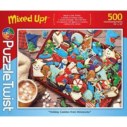 Maynards-Puzzle Twist - Holiday Cookies from Minnesota - 500 Piece Puzzle-10140-Legacy Toys