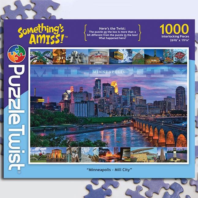 Maynards-Puzzle Twist - Minneapolis Mill City - 1,000 Piece Puzzle-10113-Legacy Toys