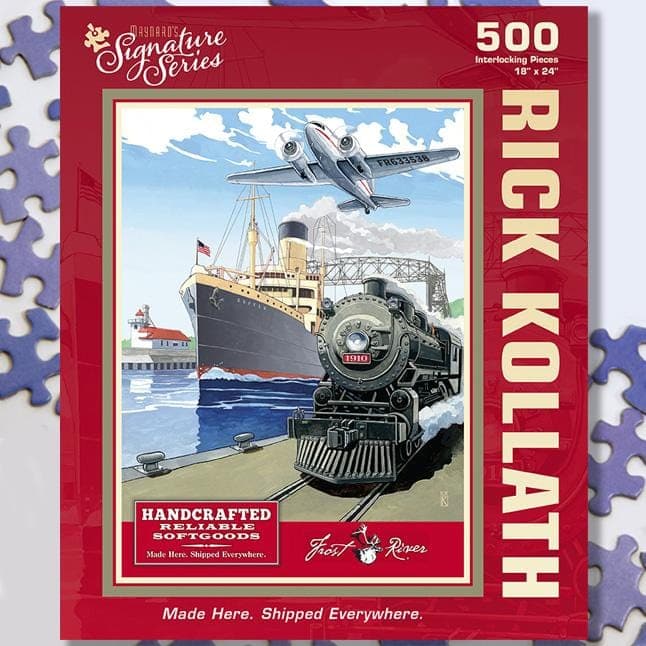 Maynards-Signature Series - Rick Kollath: Made Here. Shipped Everywhere - 500 Piece Puzzle-10141-Legacy Toys