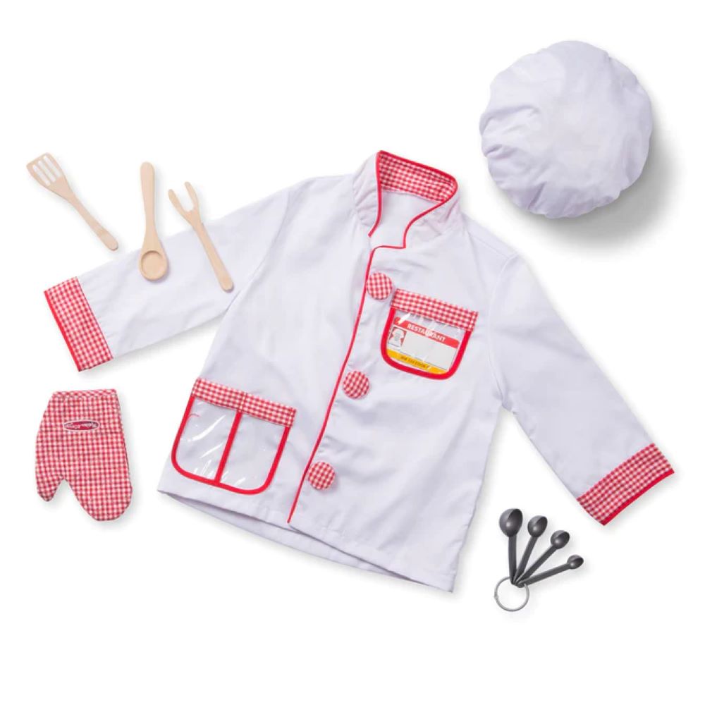 Melissa & Doug-Chef Role Play Dress-up Costume Set-4838-Legacy Toys