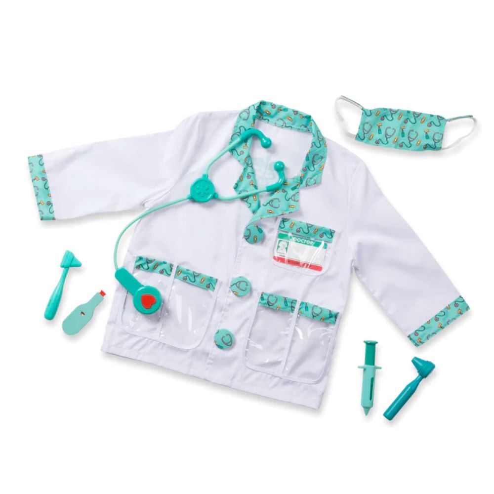 Melissa & Doug-Doctor Role Play Dress-up Costume Set-4839-Legacy Toys