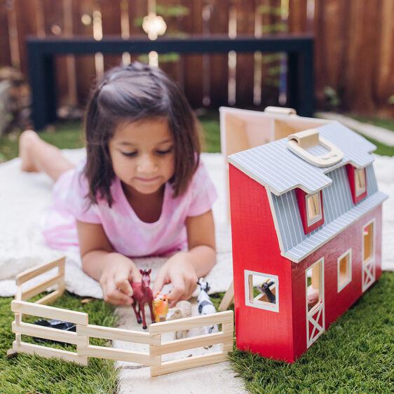 Melissa & Doug-Fold and Go Barn-50569-Legacy Toys