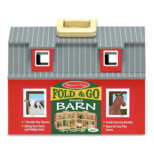Melissa & Doug-Fold and Go Barn-50569-Legacy Toys