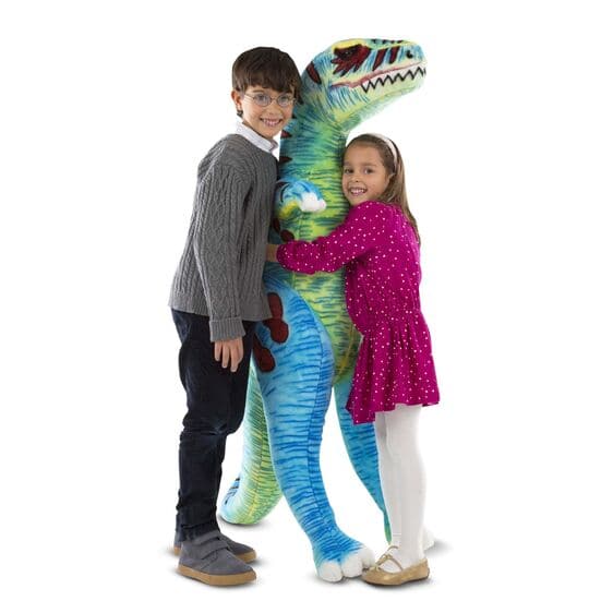 Melissa & Doug-Giant T-Rex Dinosaur - Lifelike Animal Giant Plush-8266-Legacy Toys