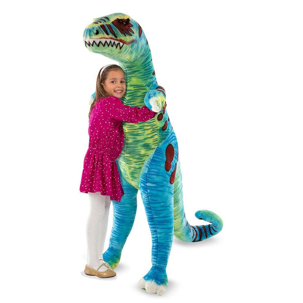 Melissa & Doug-Giant T-Rex Dinosaur - Lifelike Animal Giant Plush-8266-Legacy Toys