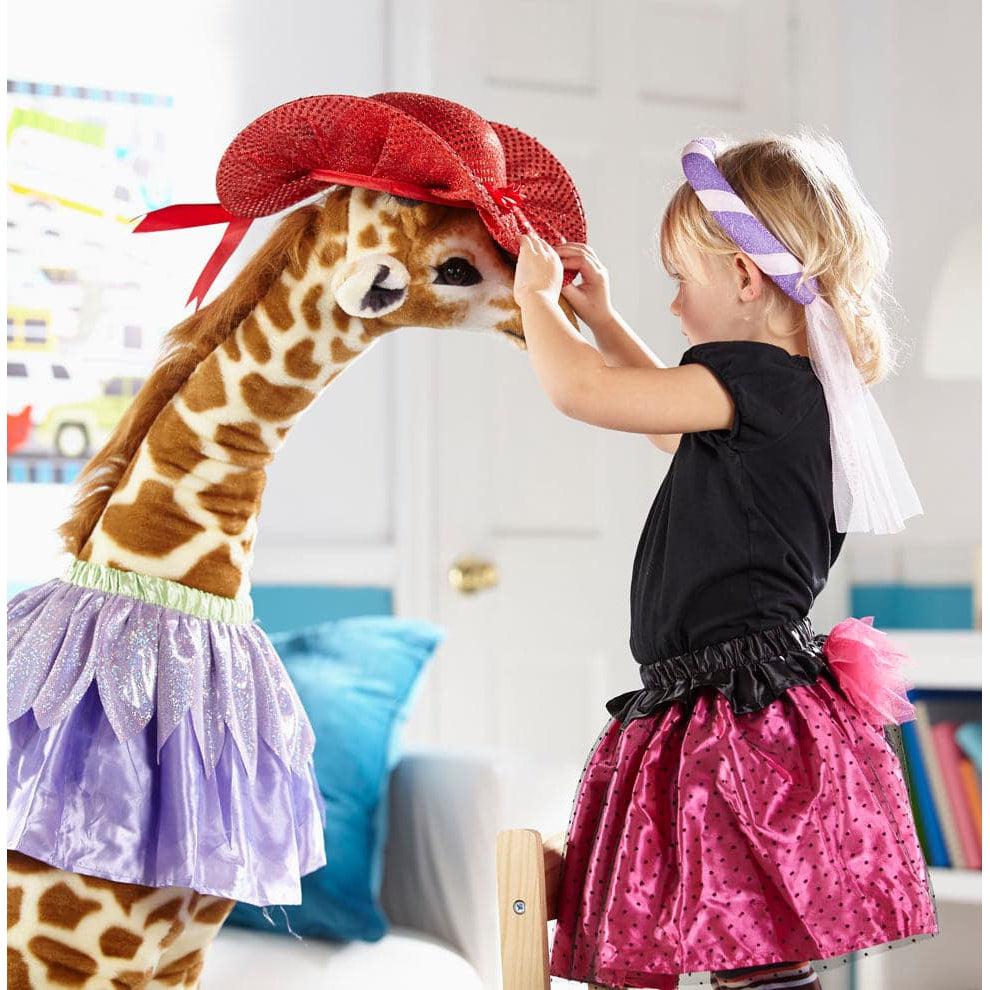 Melissa & Doug-Giraffe - Lifelike Animal Giant Plush-2106-Legacy Toys