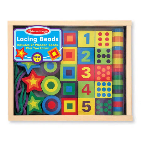Melissa & Doug-Lacing Beads-3775-Legacy Toys