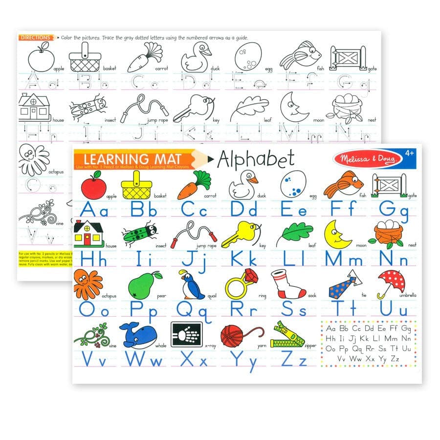 Melissa & Doug-Learning Mats-5003-Alphabet-Legacy Toys