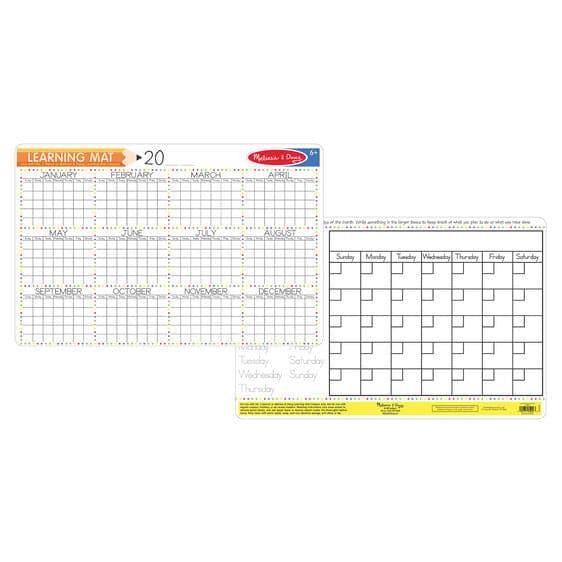 Melissa & Doug-Learning Mats-5020-Calendar-Legacy Toys