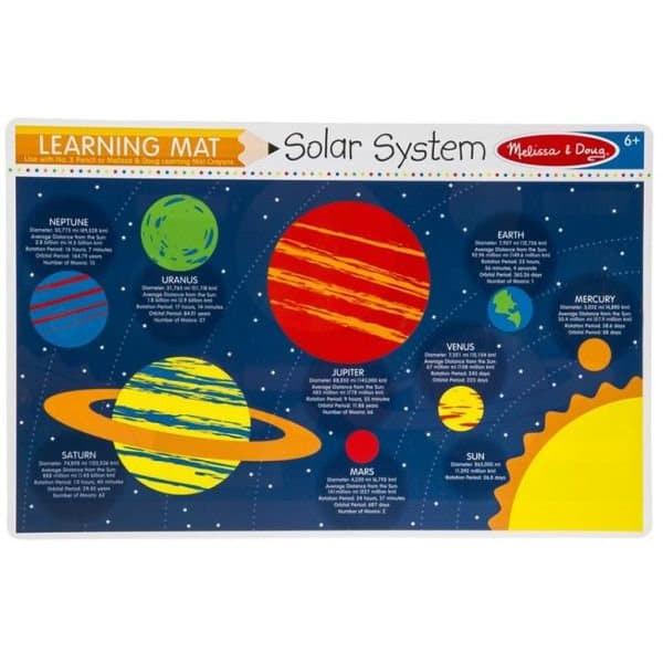 Melissa & Doug-Learning Mats - Solar System-5014-Legacy Toys