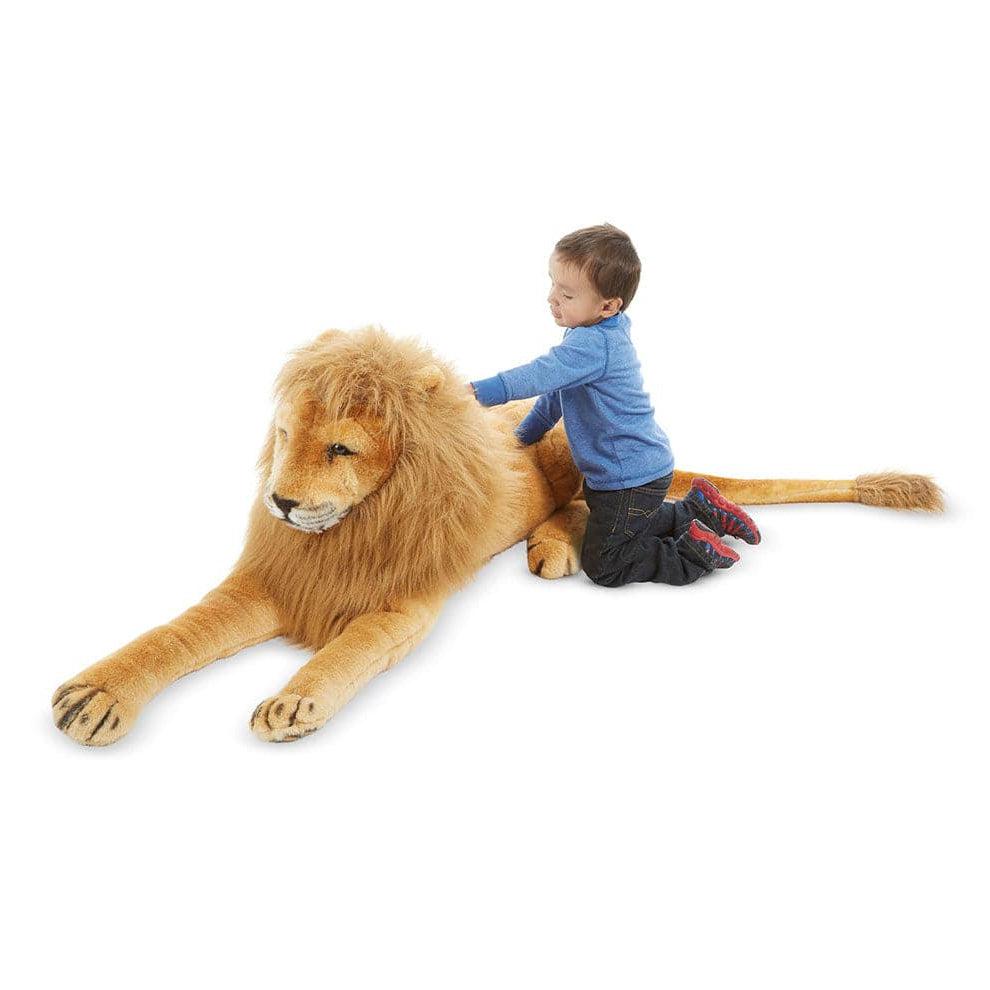 Melissa & Doug-Lion - Lifelike Animal Giant Plush-2102-Legacy Toys