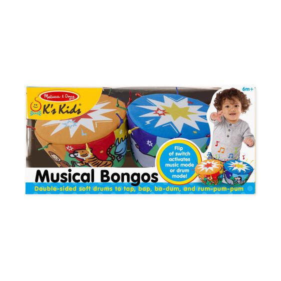 Melissa & Doug-Musical Bongos-50689-Legacy Toys