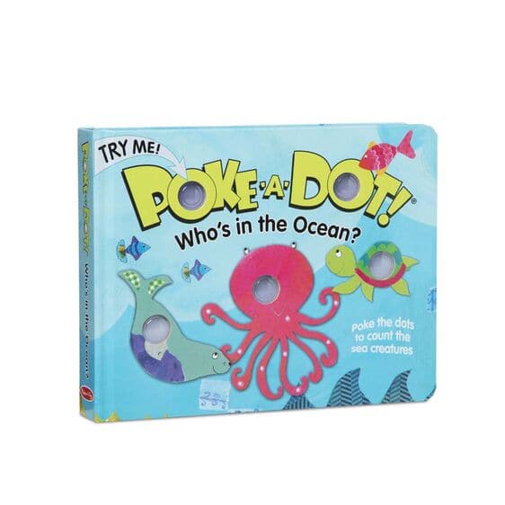 Melissa & Doug-Poke a Dot Book-31342-Who's in the Ocean-Legacy Toys