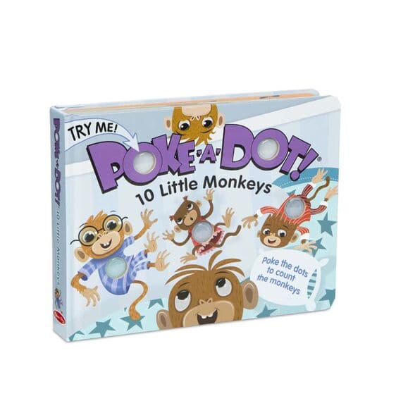 Melissa & Doug-Poke a Dot Book-31345-10 Little Monkeys-Legacy Toys