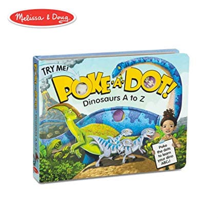 Melissa & Doug-Poke a Dot Book-31347-Dinosaurs A to Z-Legacy Toys