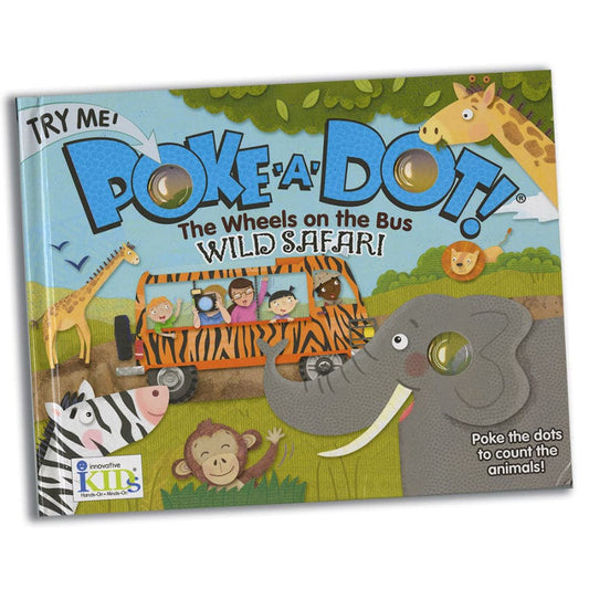 Melissa & Doug-Poke a Dot Book-31348-Wheels on the Bus Wild Safari-Legacy Toys