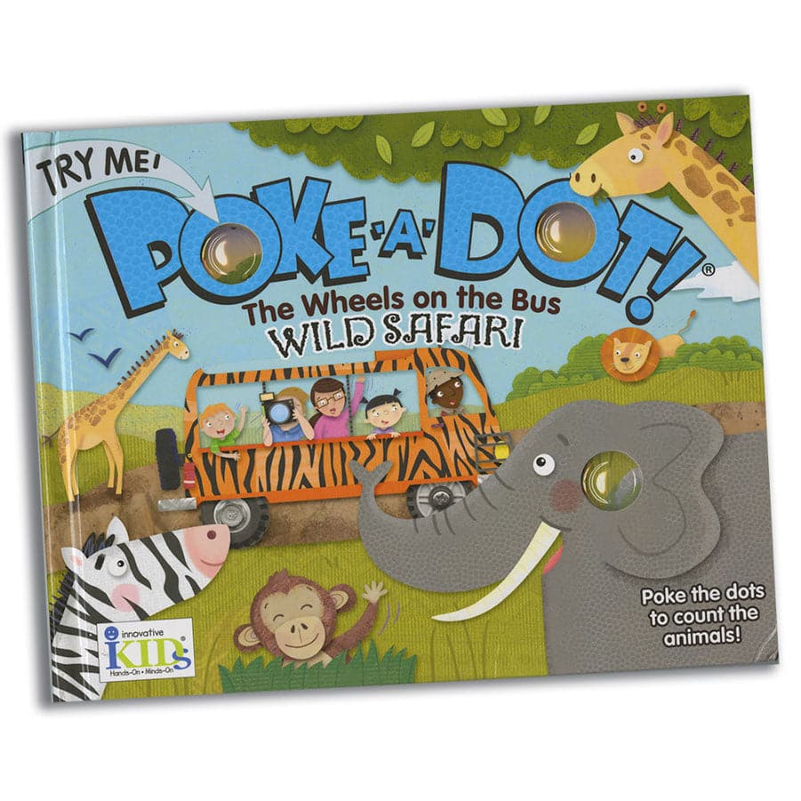 Melissa & Doug-Poke a Dot Book-31348-Wheels on the Bus Wild Safari-Legacy Toys