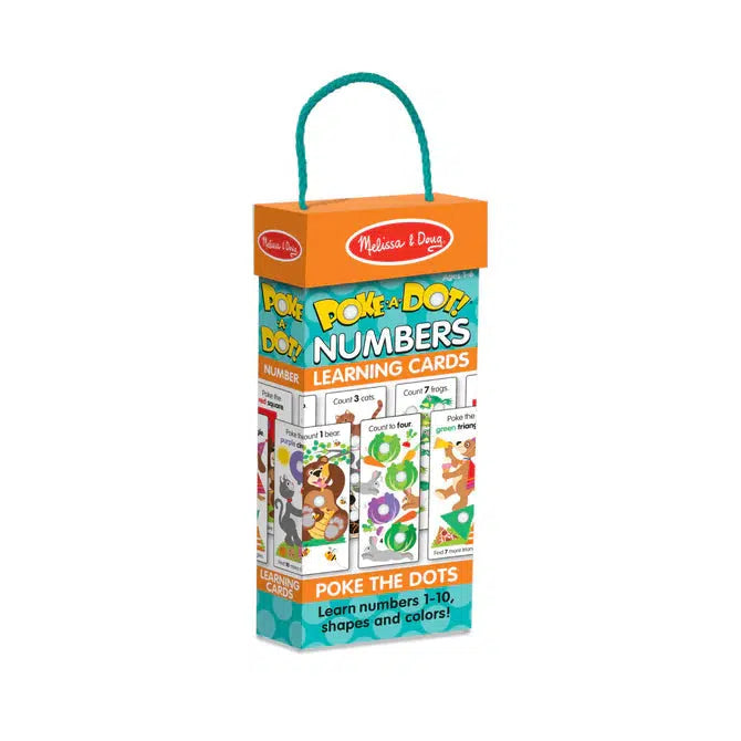 Melissa & Doug-Poke A Dot Numbers Learning Cards--Legacy Toys