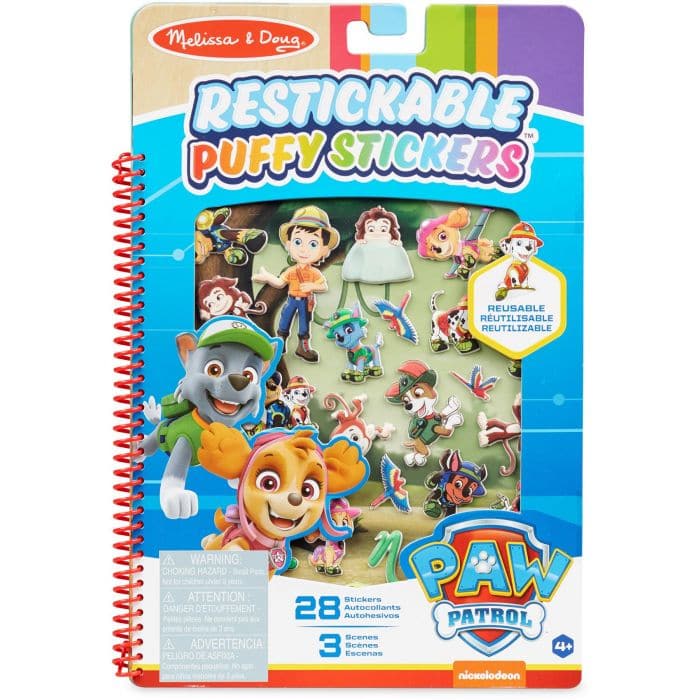Melissa & Doug-Puffy Sticker Pad PAW Patrol-33258-Jungle-Legacy Toys