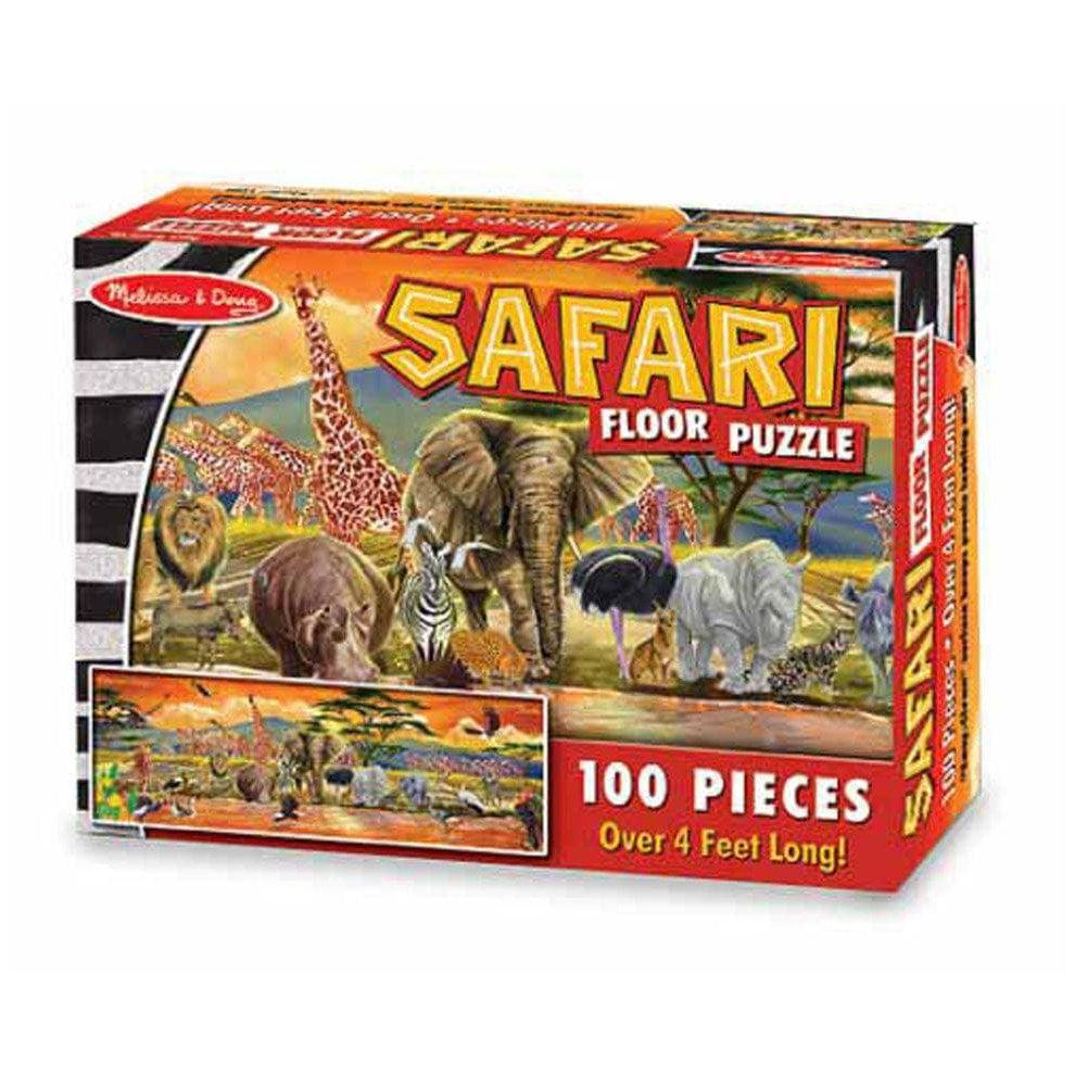 Melissa & Doug-Safari Floor Puzzle - 100 Pieces-2873-Legacy Toys