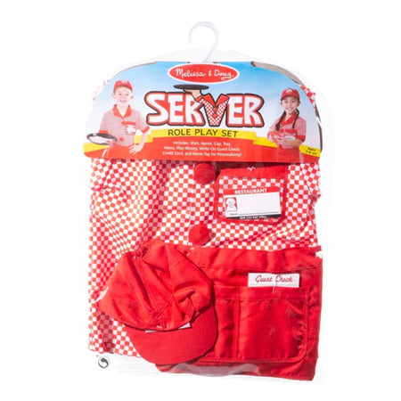 Melissa & Doug-Server Role Play Dress-up Costume Set-8502-Legacy Toys