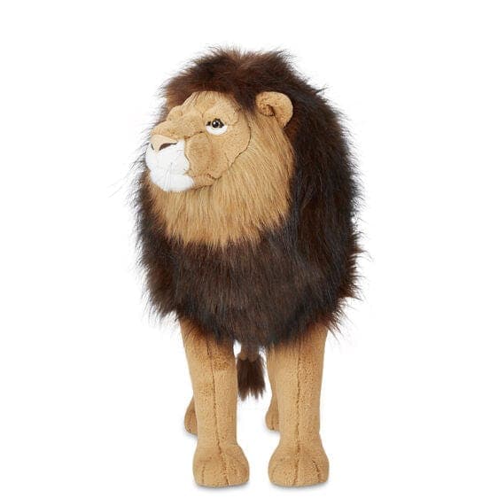 Melissa & Doug-Standing Lion - Lifelike Animal Giant Plush-30418-Legacy Toys