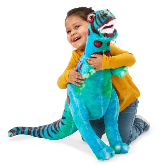 Melissa & Doug-T-Rex Dinosaur - Lifelike Animal Giant Plush-2149-Legacy Toys
