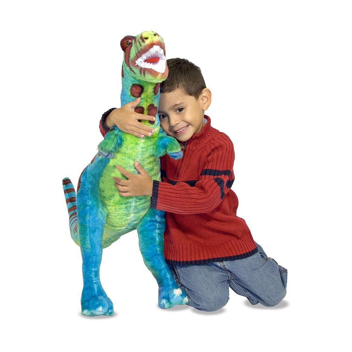 Melissa & Doug-T-Rex Dinosaur - Lifelike Animal Giant Plush-2149-Legacy Toys