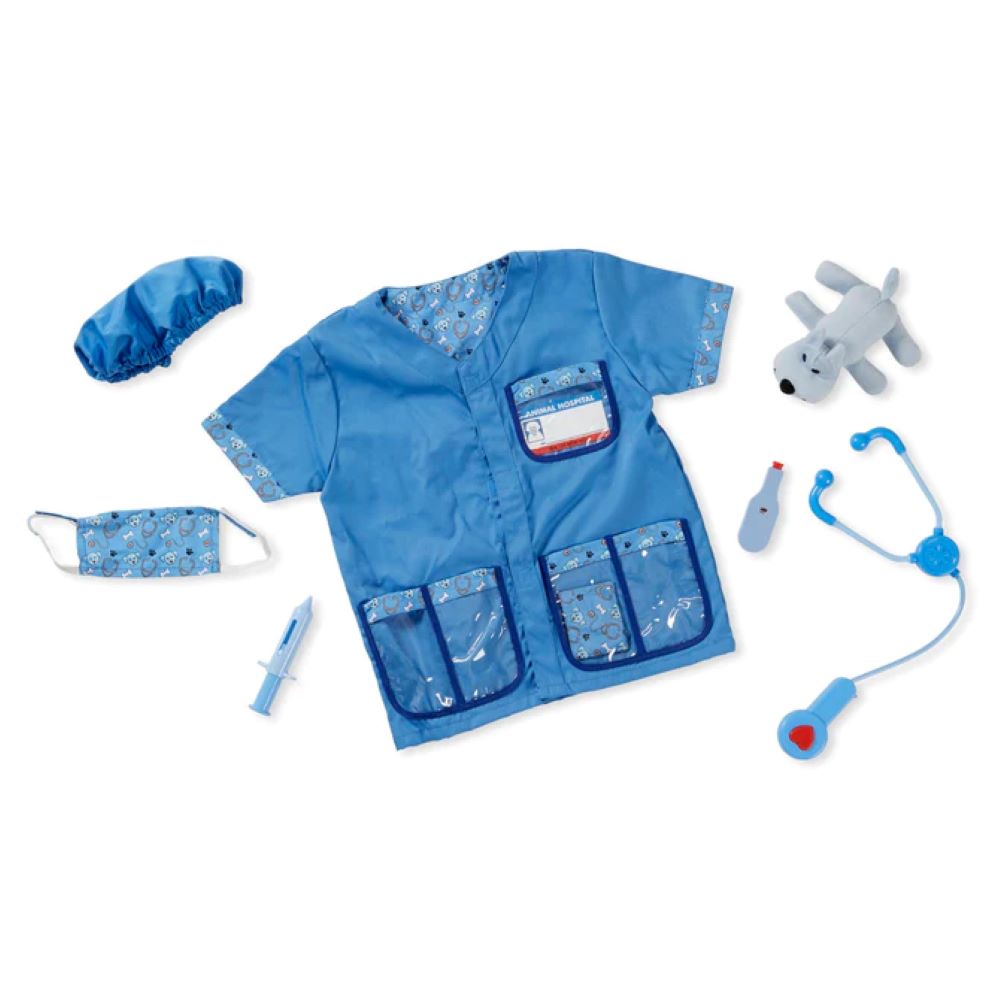 Melissa & Doug-Veterinarian Role Play Dress-up Costume Set-4850-Legacy Toys