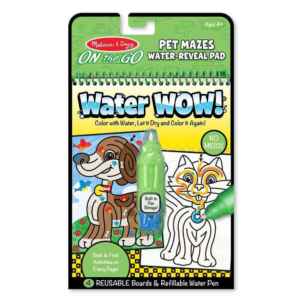 Melissa & Doug-Water Wow! Water Reveal Pads-9484-Pet Mazes-Legacy Toys