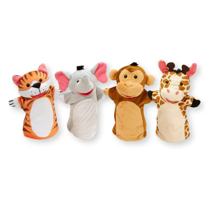 Melissa & Doug-Zoo Friends Hand Puppets-50964-Legacy Toys