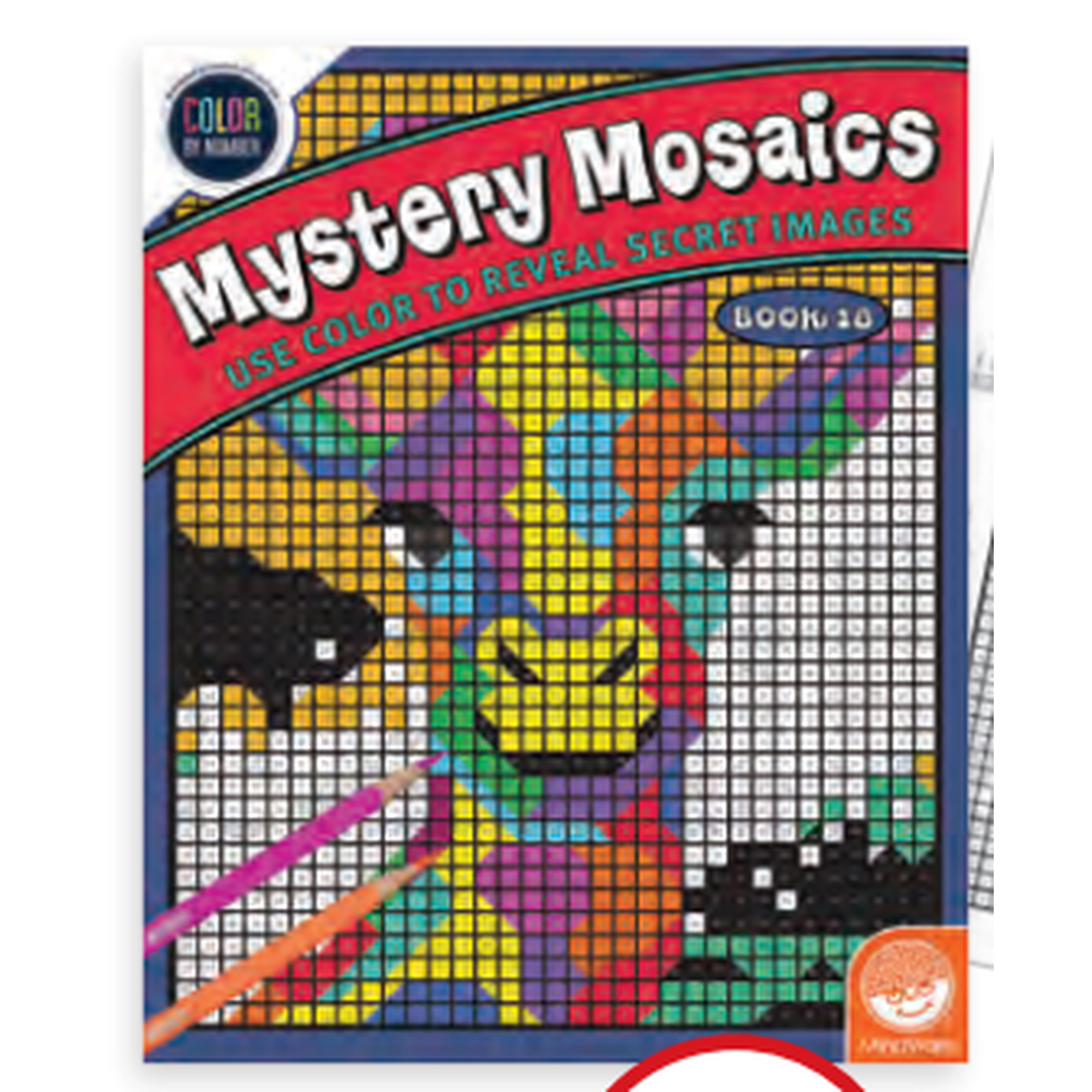 MindWare-Color By Number - Mystery Mosaics - Book 18-13991230-Legacy Toys