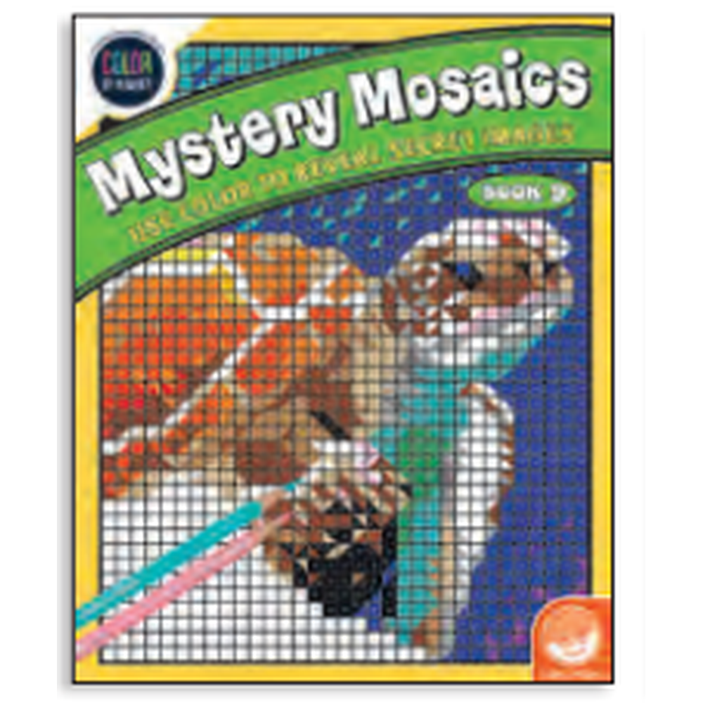MindWare-Color By Number - Mystery Mosaics - Book 9-13770170-Legacy Toys