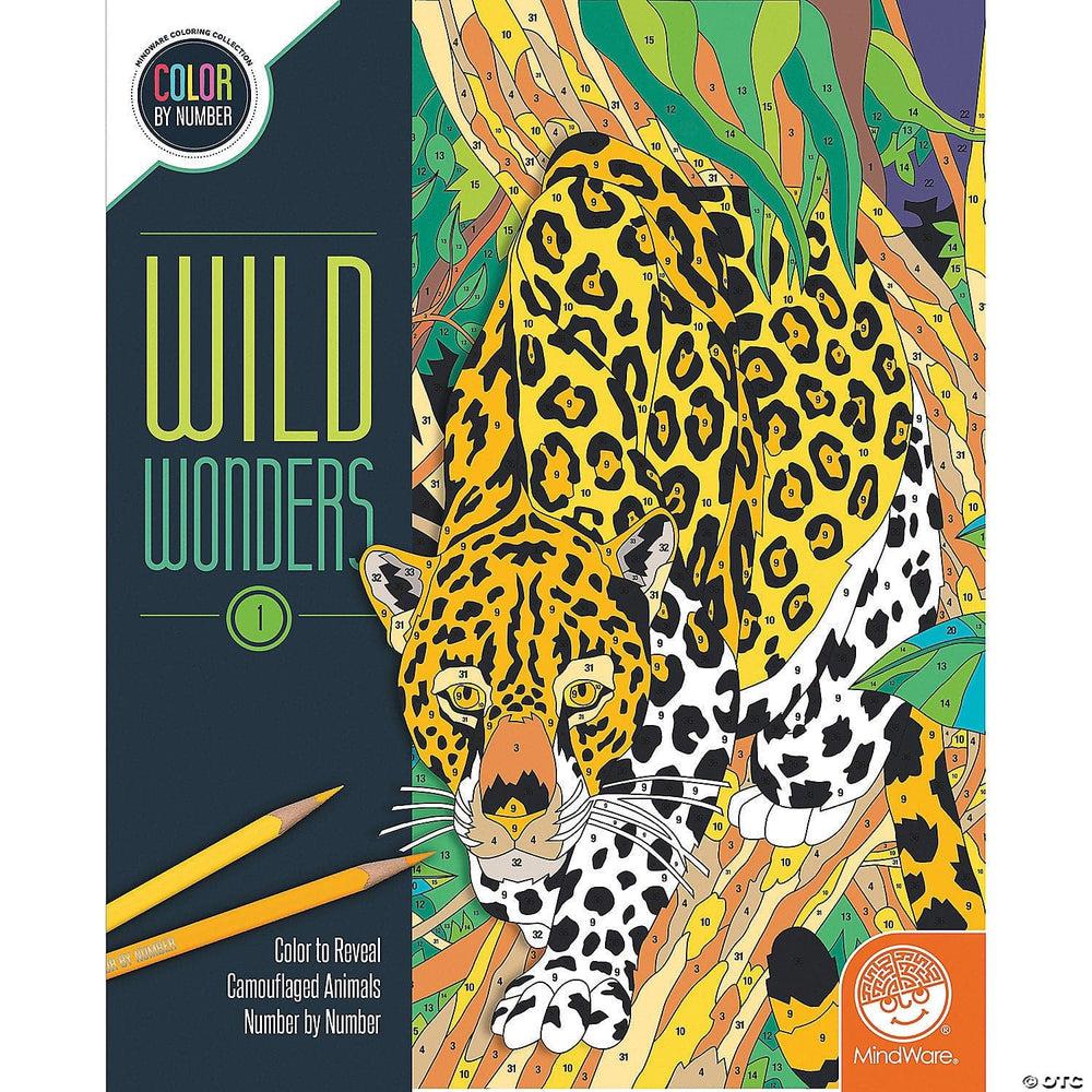 MindWare-Color By Number - Wild Wonders - Book 1-13767360-Legacy Toys