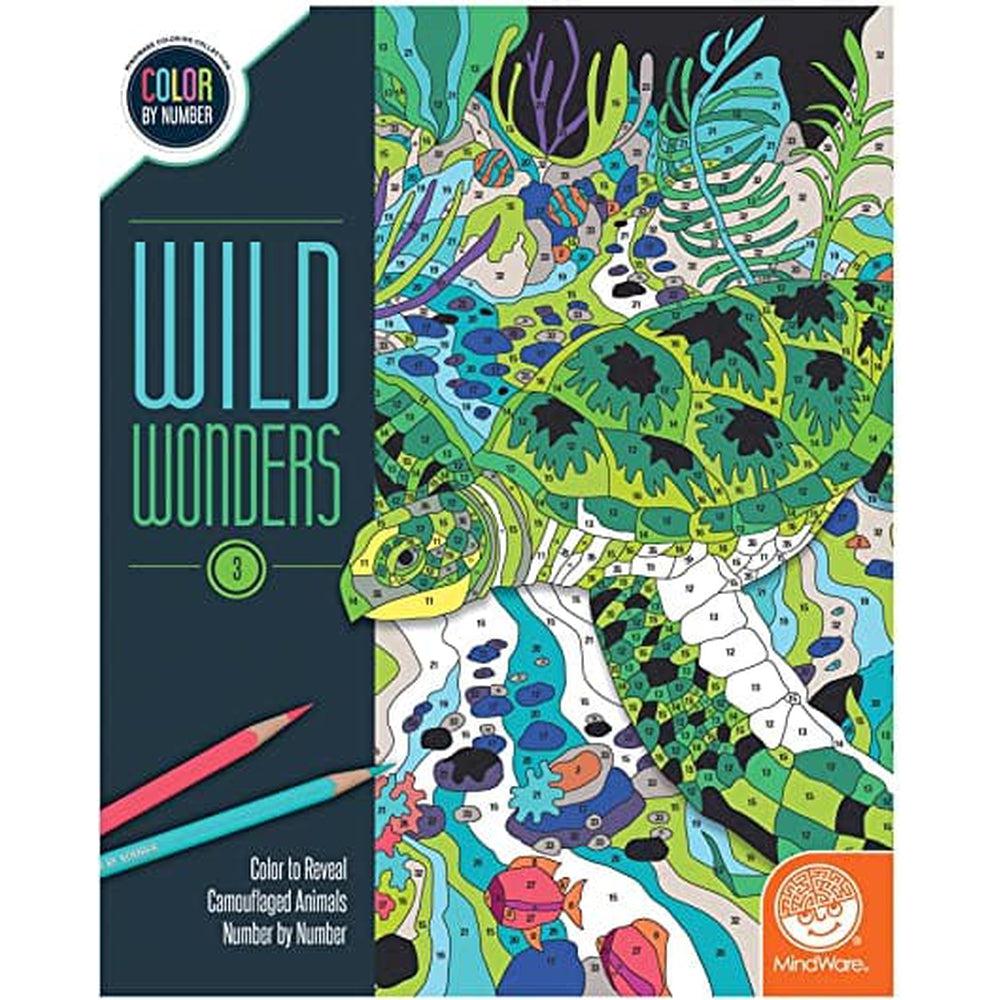 MindWare-Color By Number - Wild Wonders - Book 3-13767362-Legacy Toys