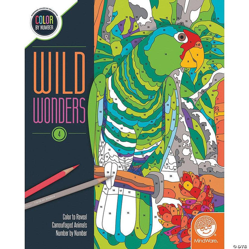 MindWare-Color By Number - Wild Wonders - Book 4-13767363-Legacy Toys