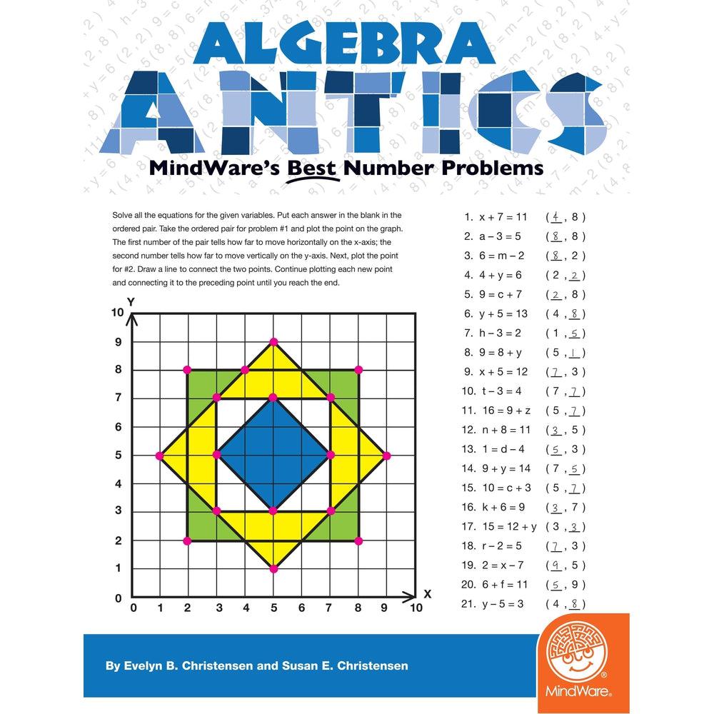 MindWare-Math Mosaics - Algebra Antics-42030-Legacy Toys