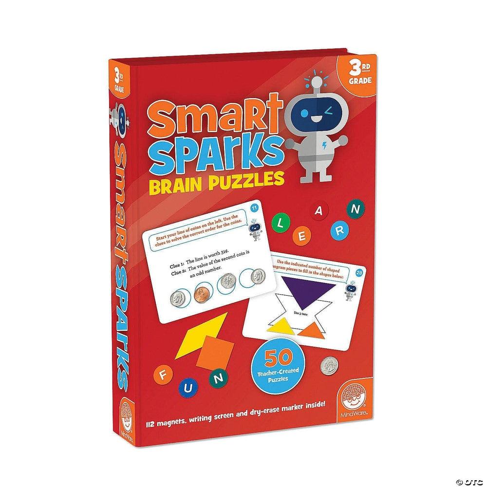 MindWare-Smart Sparks Brain Puzzles - 3rd Grade-14097857-Legacy Toys